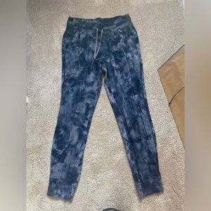 lululemon athletica Navy Tie-Dye Track Pants